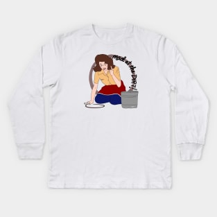 Mommie Dearest is Mad Kids Long Sleeve T-Shirt